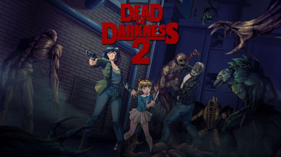 Jun and Felton facing creatures in the streets of Goldren Creek